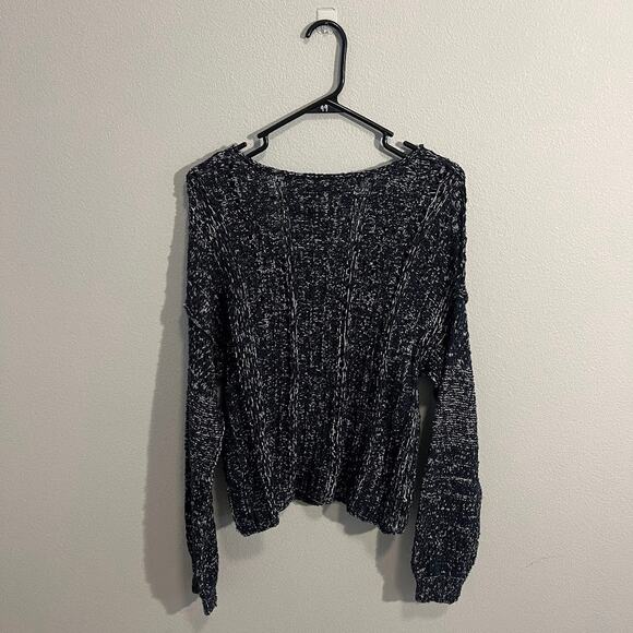 Abercrombie and Fitch Navy Blue‎ Loose Knit Sweater - Small - Picture 1 of 4